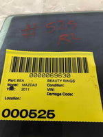 2010 - 2013 MAZDA 3 Sedan 4-Door Rear Back Door Glass Window Left Driver Side LH