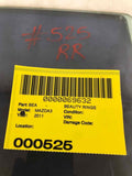 2010 - 2013 MAZDA 3 Sedan 4-Door Rear Door Glass Window Right Passenger Side RH
