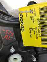 2010 - 2013 MAZDA 3 Rear Electric Door Window Regulator w/ Carrier Driver Side