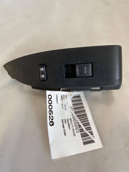 2014 TOYOTA PRIUS Power Window Switch Button Trim Front Right Passenger RH OEM J