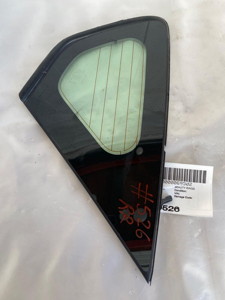 2014 TOYOTA PRIUS Rear Passenger Vent Glass Window Right RH 1.8L Hybrid OEM J