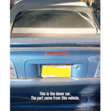 1994 - 1998 FORD MUSTANG Rear Wing Spoiler Paint Code: BAC Color Blue 3.8L OEM J