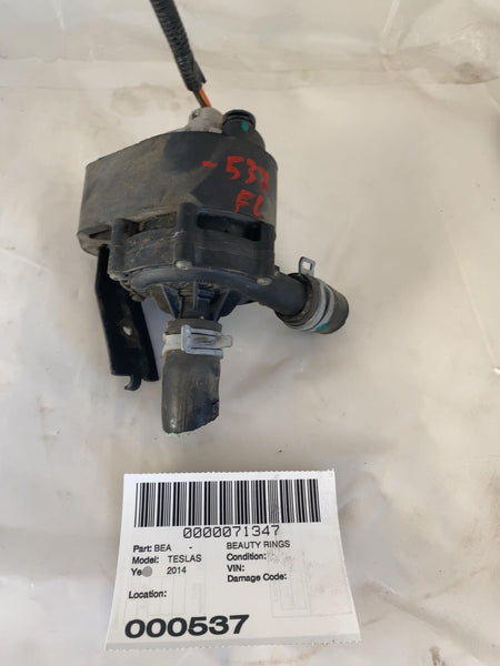 2014 TESLA Model S Front Battery Cooling Auxiliary Water Pump Driver Side LH OEM