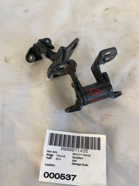 2014 TESLA Model S Front Door Upper & Lower Hinge 4-Doors Right Passenger Side