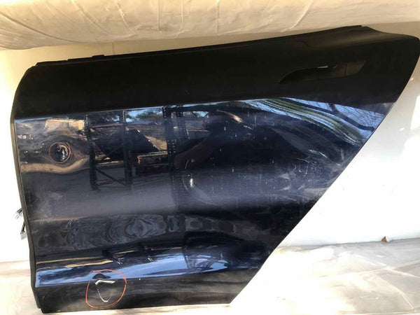 2014 TESLA S Rear Door Shell Paint Code PMMB Pacific Blue Metallic Driver Side