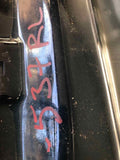 2014 TESLA S Rear Door Shell Paint Code PMMB Pacific Blue Metallic Driver Side