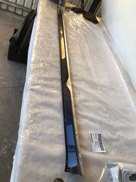 2014 TESLA S Rocker Molding Side Skirt PMMB Pacific Blue Metallic Passenger Side
