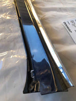 2014 TESLA S Rocker Molding Side Skirt PMMB Pacific Blue Metallic Passenger Side