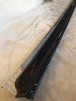 2014 TESLA S Rocker Molding Side Skirt PMMB Pacific Blue Metallic Passenger Side