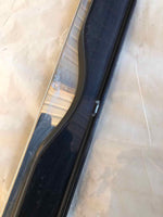 2014 TESLA S Rocker Molding Side Skirt PMMB Pacific Blue Metallic Passenger Side