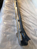 2014 TESLA S Rocker Molding Side Skirt PMMB Pacific Blue Metallic Passenger Side