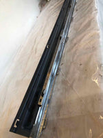 2014 TESLA S Rocker Molding Side Skirt PMMB Pacific Blue Metallic Passenger Side
