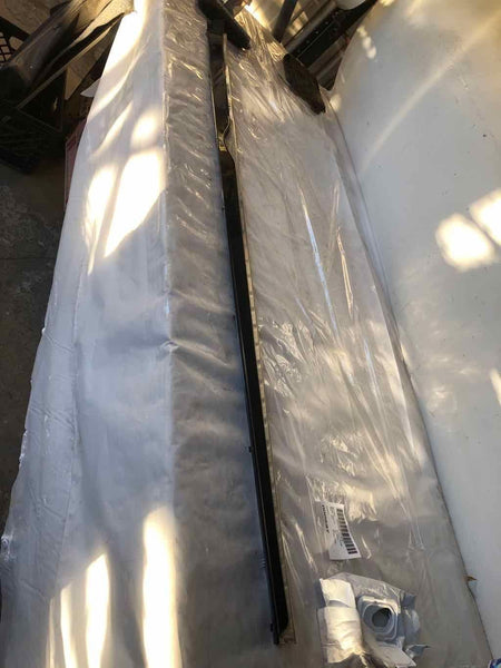 2014 TESLA S Rocker Molding Side Skirt PMMB Pacific Blue Metallic Driver Side LH
