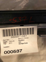 2014 TESLA S Rocker Molding Side Skirt PMMB Pacific Blue Metallic Driver Side LH