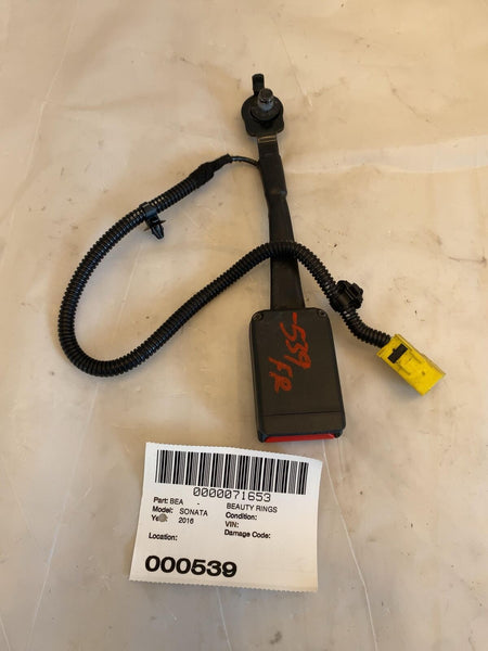 2015 - 2017 HYUNDAI SONATA Sedan Front Buckle Seat Belt Right Passenger Side RH