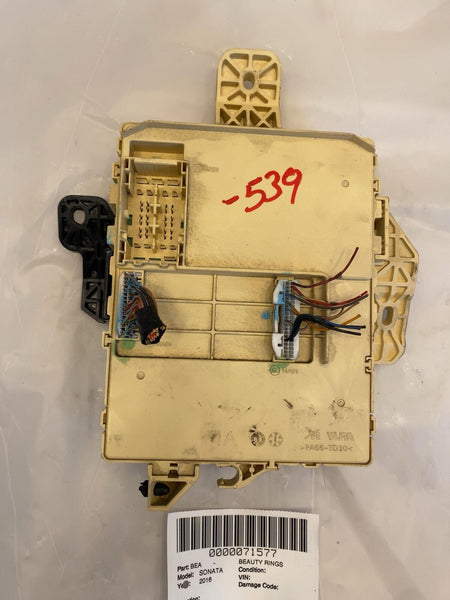 2016 HYUNDAI SONATA Cabin Fuse Relay Junction Box PIN 91950-C2070