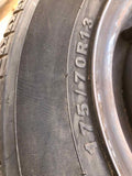 1987 - 1994 NISSAN SENTRA Steel Wheel Rim and Tire 13x5 P175/70R13