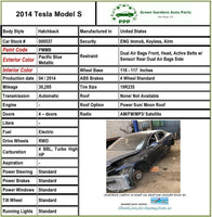 2014 TESLA S Dash Instrument Panel Dashboard Air Vent Defrost Grille OEM
